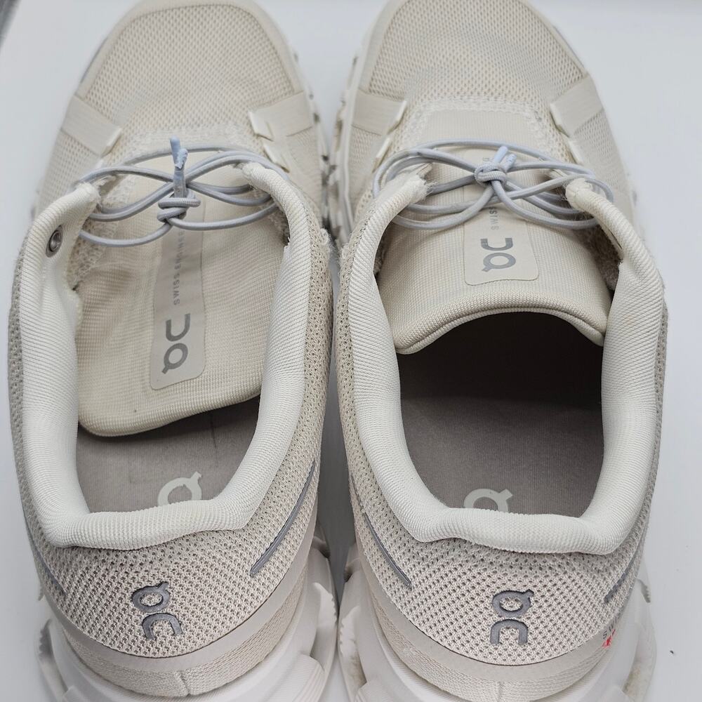 On Cloud 6 Pearl White Womens 7.5 UK 5.5 Running Shoes Sneakers Athletic - Picture 6 of 10